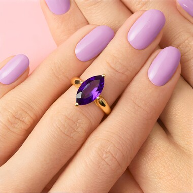 Sambia-Amethyst-Silberring