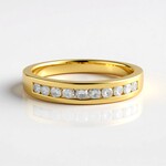 Anello in argento con Diamante I3 (I)