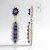 Orecchini in argento con Tanzanite (Gems en Vogue)
