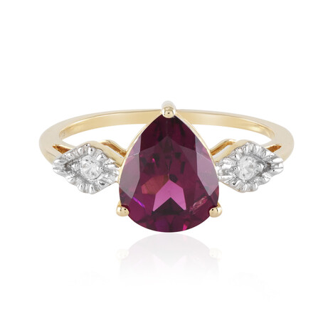 Magenta-Granat-Goldring