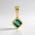 Ciondolo in oro con Tormalina Verde di Benedito (Adela Gold)