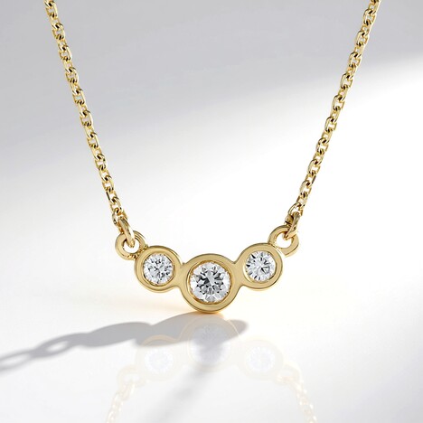 Collana in oro con Diamante IF (G) (de Melo Gold)