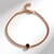 Bracciale in argento con Granato d’India (Adela Silber)