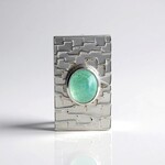 Pendentif en argent et Grandidierite (SAELOCANA)