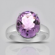 Amethyst Silver Ring