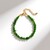 Bracciale in argento con Diopside Russo