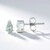 Orecchini in argento con Topazio Bianco