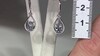 Pendientes en plata con Tanzanita verde sin calentar