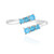 Neonblauer Apatit-Silberring