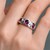 RIFT VALLEY RHODOLITE Silver Ring (Remy Rotenier)
