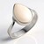 Anello in argento con Labradorite Bianca
