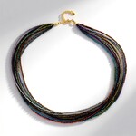 Collana in argento con Ematite Ramata (Riya)