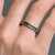 Russian Diopside Silver Ring