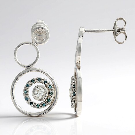 Orecchini in argento con Zircone