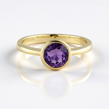 Anillo en oro con Amatista (de Melo Gold)