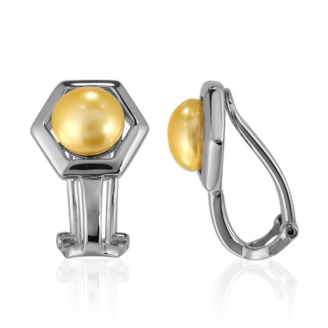 Clip d'oreille en argent et Perle de culture d'eau douce