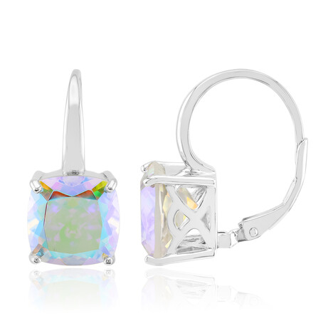 Mondlicht-Quarz-Silberohrringe