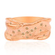 Gouden ring met SI1 Argyle Rose De France Diamanten (Annette)