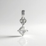 Ciondolo in argento con Topazio Bianco