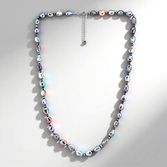 Collana in argento con Perla Mistica d'Acqua Dolce