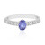 Bague en argent et Tanzanite
