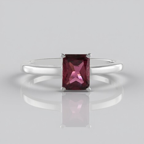 Anello in argento con Tormalina Rosa Nigeriana