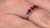 Anillo en plata con Rubí de Tanzania