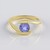 Anello in argento con Tanzanite