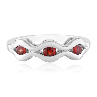 Anello in argento con Rubino Tanzania