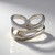 Anello in argento con Diamante Champagne I2 (de Melo Essence)