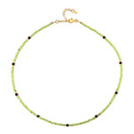 Collana in argento con Peridoto