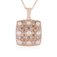 White Moonstone Silver Necklace (KM by Juwelo)
