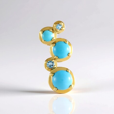 Ciondolo in argento con Turchese Sleeping Beauty
