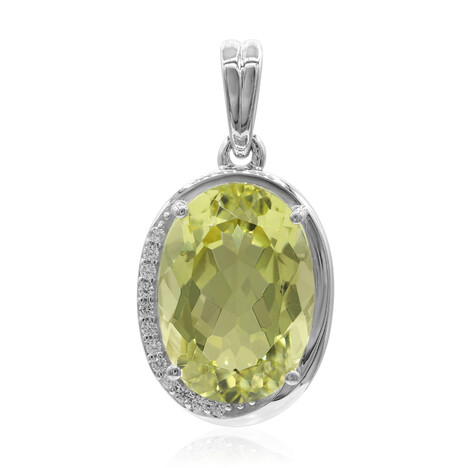 Ciondolo in argento con Quarzo Ouro Verde (Tenner Diniz)