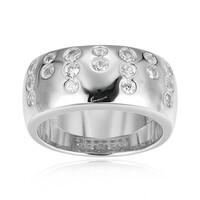 Zilveren ring met zirkonen (Adela Silber)