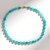 Collana in argento con Quarzo Blu Caraibico