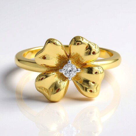 Anello in argento con Zircone