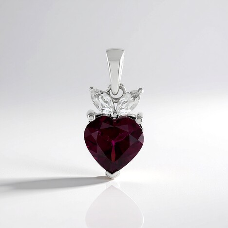 Ciondolo in argento con Rodolite di Naktamunda