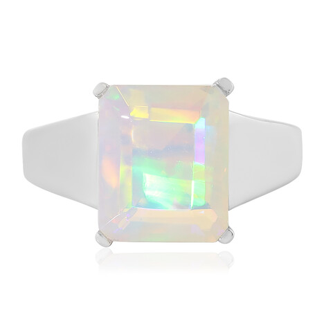 Anello in argento con Opale di Welo