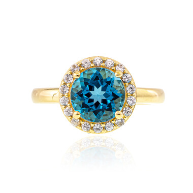 Bague en argent et Topaze de Marambaia