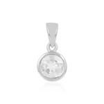 Colgante en plata con Cuarzo blanco