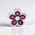 Ciondolo in argento con Rodolite