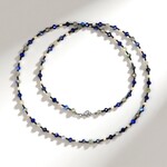 Collana in argento con Lapislazzuli (Riya)