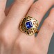 Anello in oro con Tanzanite AAA (Ornaments by de Melo)