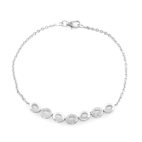 Bracciale in argento con Diamante I2 (I)