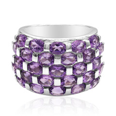 Anillo en plata con Amatista
