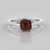 Anello in argento con Zircone Rosa
