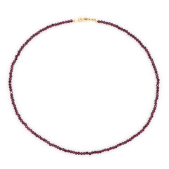 Collar en plata con Granate de Mozambique