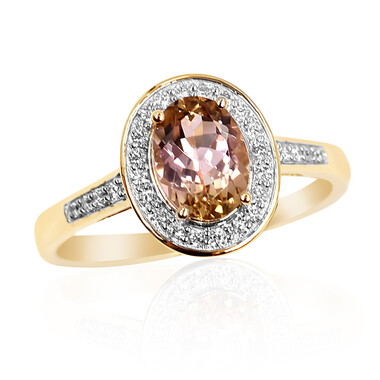 Mehrfarbiger Turmalin-Goldring (AMAYANI)