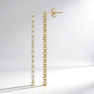 I3 (H) Diamant-Goldohrringe (de Melo Gold)